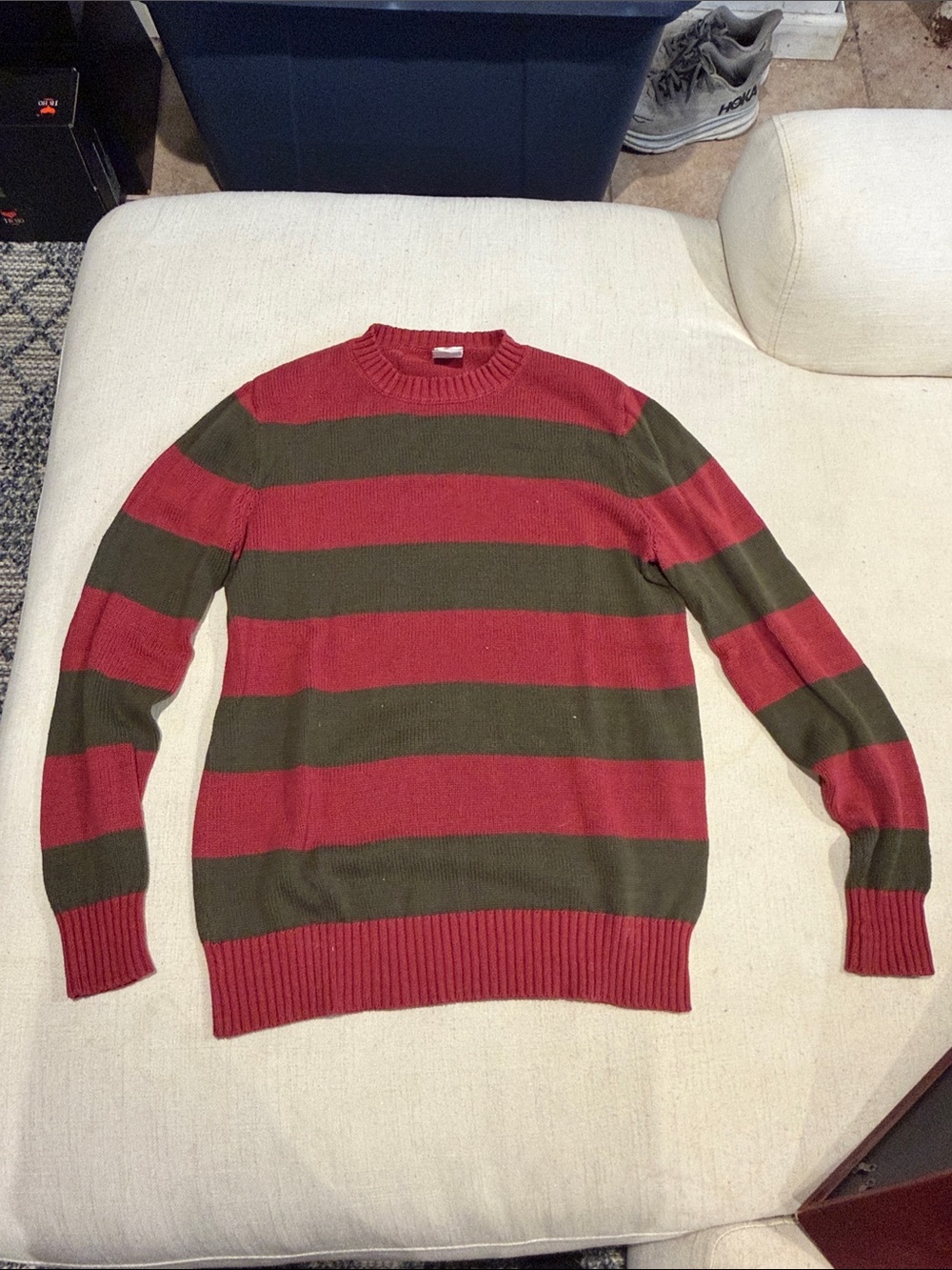 a nightmare on elm st freddy krueger halloween costume sweater sz adult XS